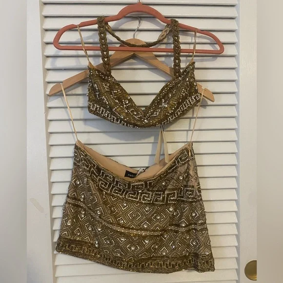 Retrofete Kala Sequin Top & Mina Sequin Skirt - Picture 6 of 13